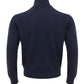 Elegant Blue Wool Turtleneck Sweater