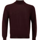 Elegant Red Purple Wool Turtleneck Jumper