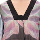 Multicolor silk blouse jacket