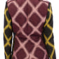 Purple checkered blazer jacket