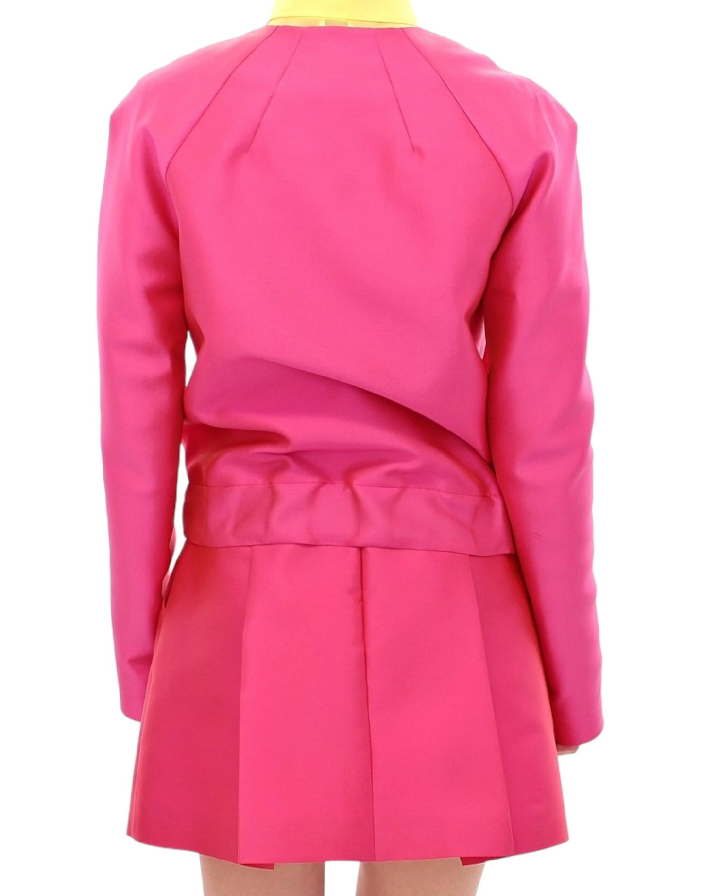 Pink silk blend jacket