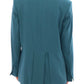 Blue stretch blazer jacket