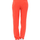 Orange boyfriend stretch pants