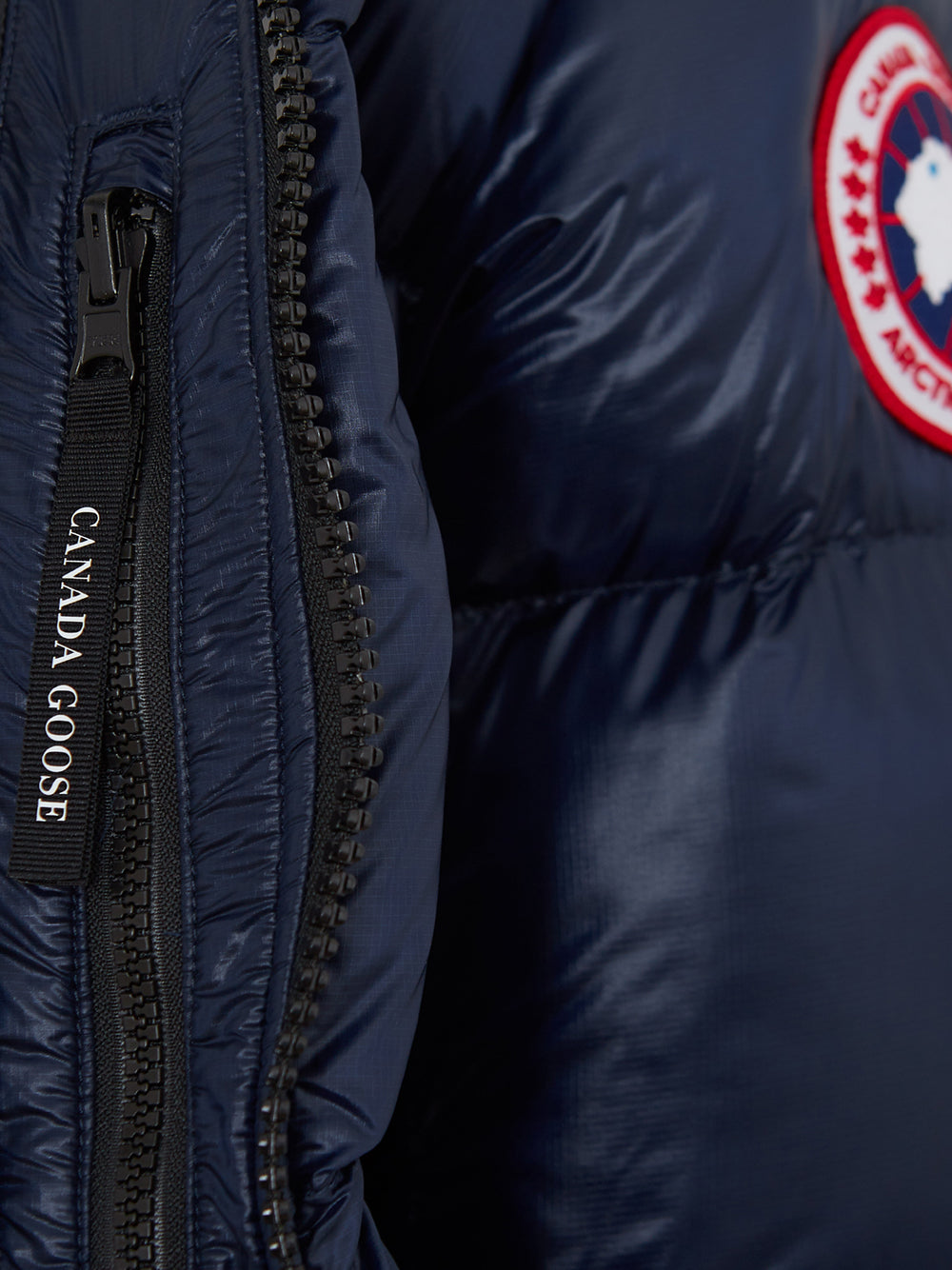 Quilted Crofton Puffer Jacket in Blue