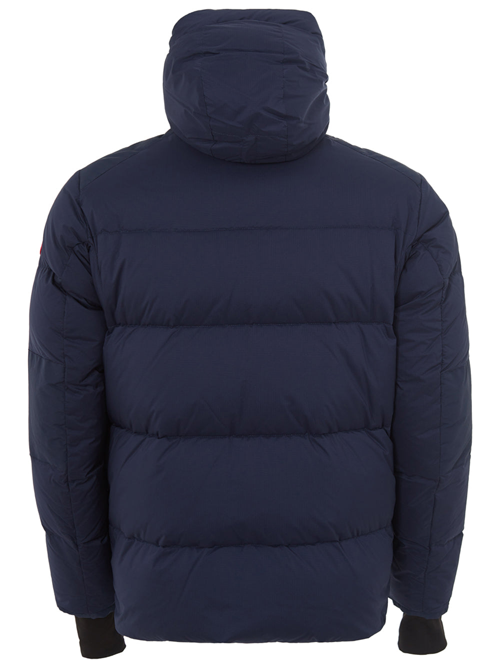 Quilted Blue Hooded Armstrong Jacket