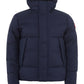 Quilted Blue Hooded Armstrong Jacket