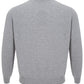 Elegant Grey Round Neck Cashmere Sweater