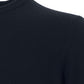 Elegant Navy Round Neck Cashmere Sweater