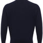 Elegant Navy Cashmere Silk Blend Sweater