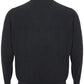 Elegant Dark Grey Cashmere Silk Sweater