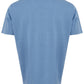Elegant Light Blue Silk Blend T-Shirt