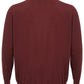 Bordeaux Mock Neck Cashmere Silk Blend Sweater
