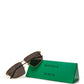 Elegant Gold Metal Squared Sunglasses