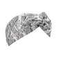 Chic Silk Printed Monochrome Headband