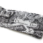 Chic Silk Printed Monochrome Headband
