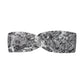 Chic Silk Printed Monochrome Headband