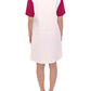 White Robot shift dress