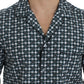 Green Hat Print Cotton Pajama Shirt Sleepwear
