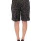 Gray wool shorts pants