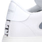 Elegant Leather Low-Top Sneakers in Monochrome