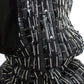 Elegant Crochet Hooded Scarf with Glass Detailing