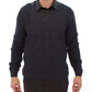Dapper Blue Netted V-neck Sweater