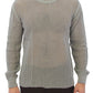Gray Runway Logo Netz Pullover Netted Sweater