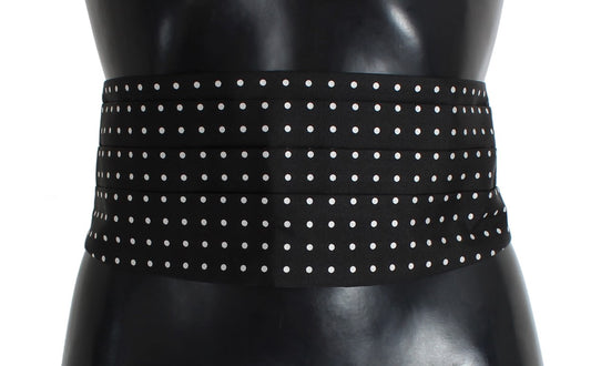 Elegant Silk Polka Dot Cummerbund