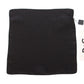 Elegant Black Silk Handkerchief