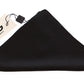 Elegant Black Silk Handkerchief