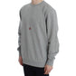 Elegant Light Gray Crewneck Sweater