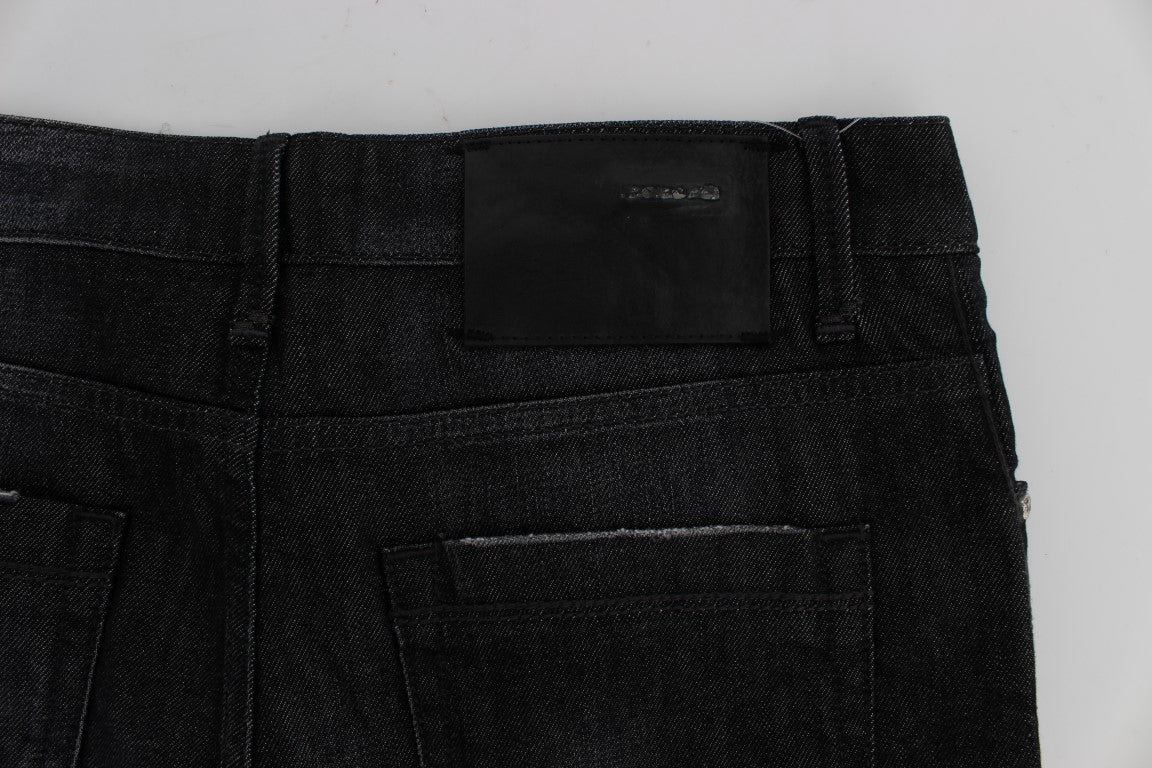 Chic Black Wash Super Slim Men's Jeans