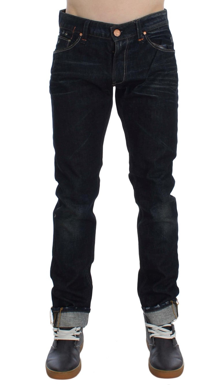 Slim Skinny Fit Luxe Blue Wash Jeans