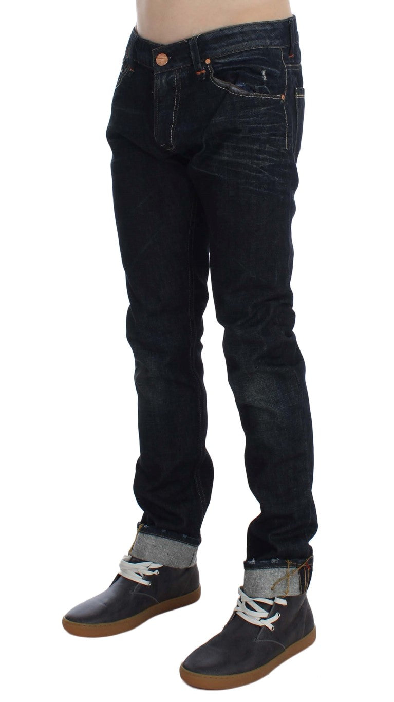 Slim Skinny Fit Luxe Blue Wash Jeans