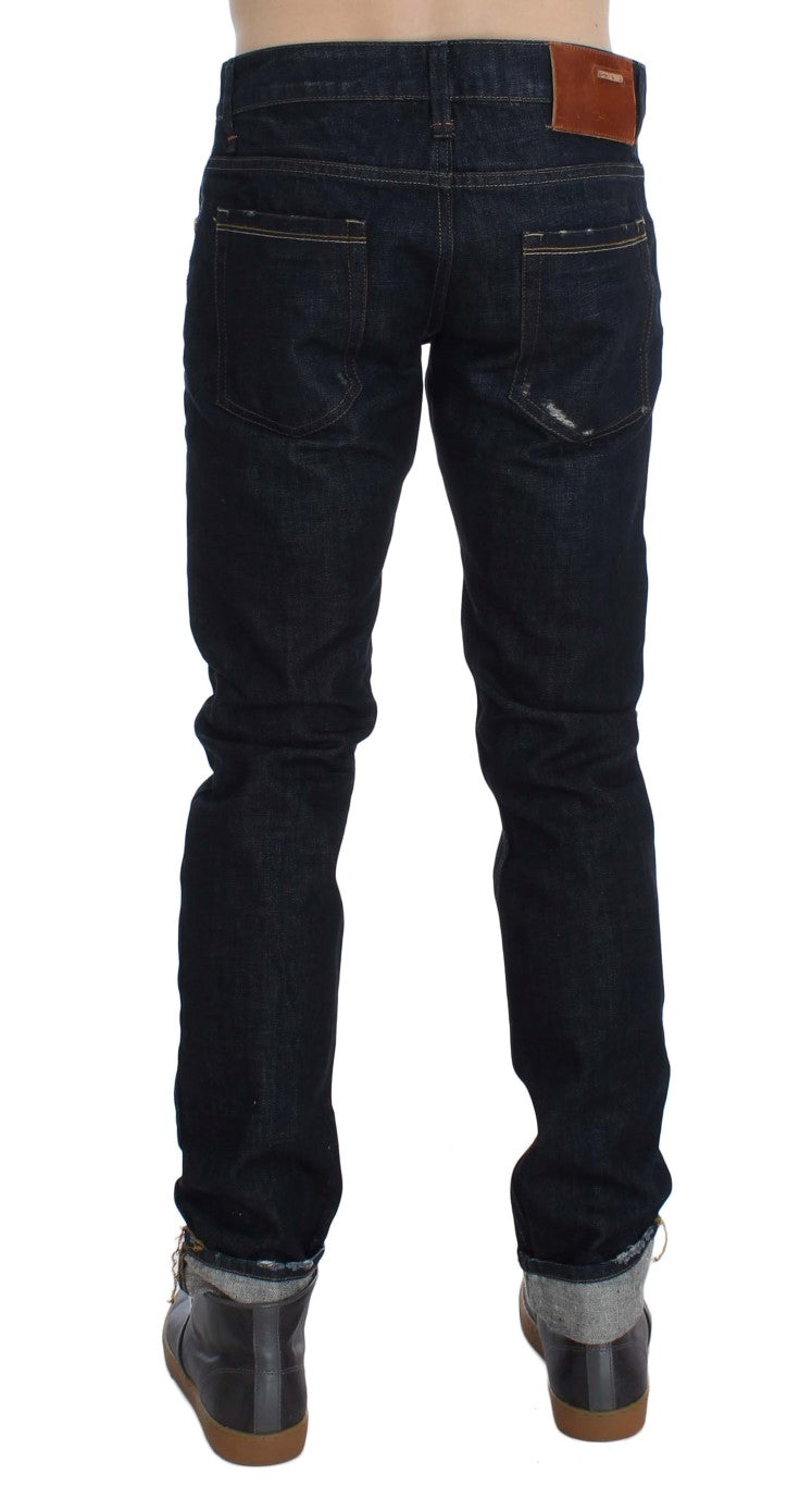 Slim Skinny Fit Luxe Blue Wash Jeans