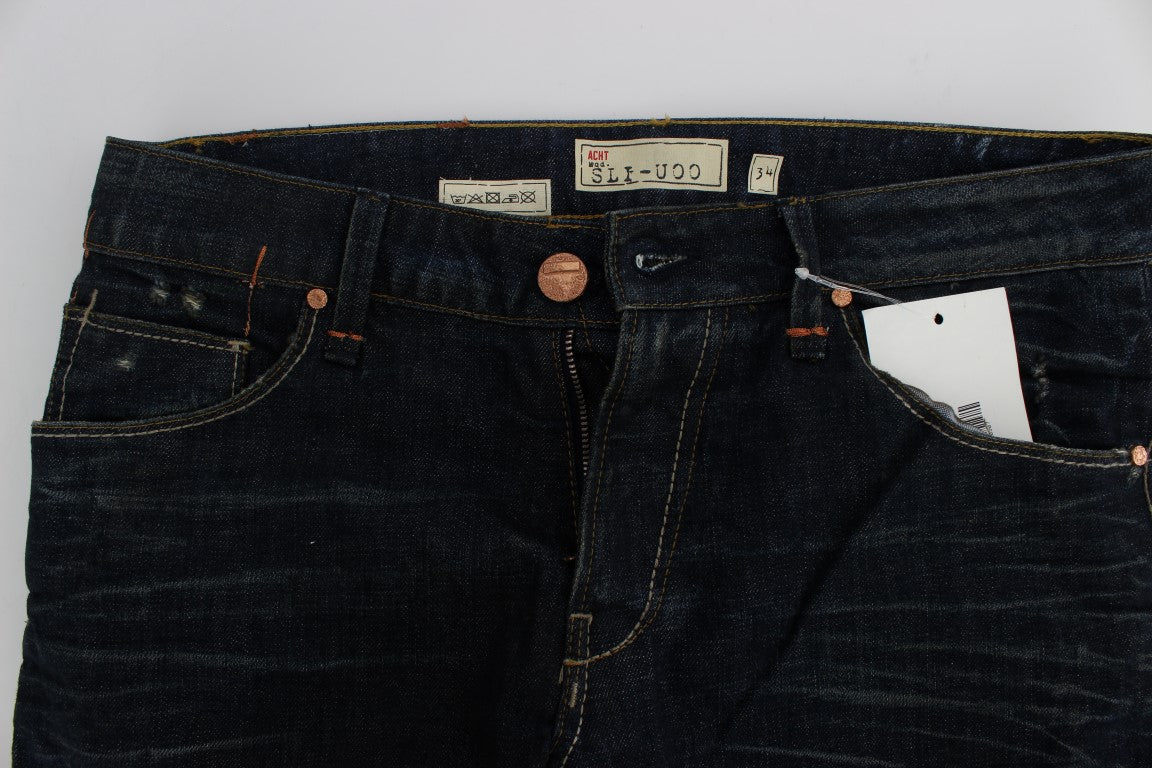 Slim Skinny Fit Luxe Blue Wash Jeans