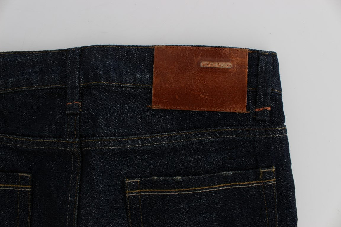 Slim Skinny Fit Luxe Blue Wash Jeans