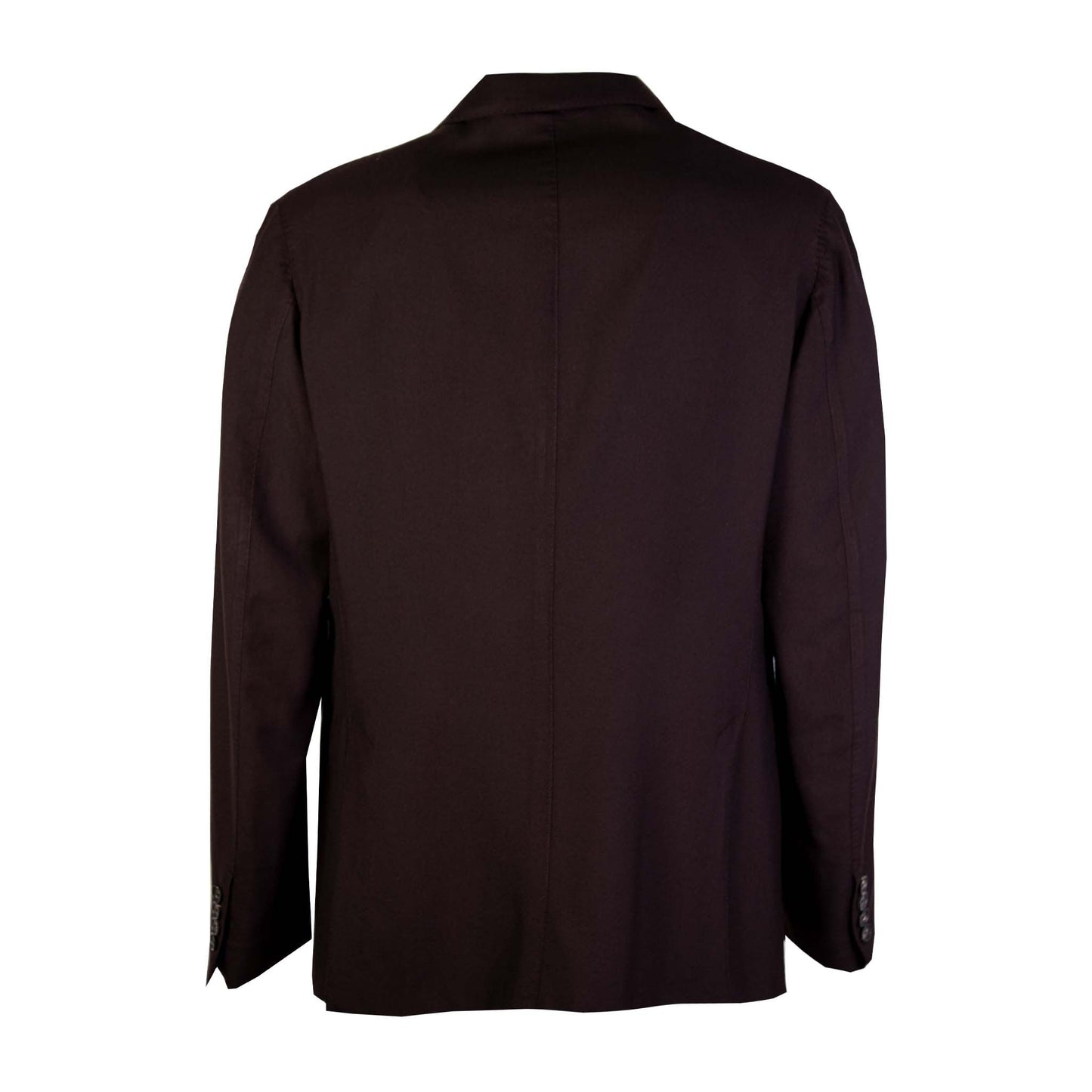 Elegant Bordeaux Cashmere Men's Jacket