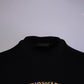 Elegant Black Cotton T-Shirt with Classic Logo