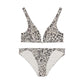 Chic Leopard Glitter Bikini Set
