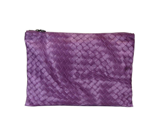 Women's Medium Purple Pouch Cosmetic Bag