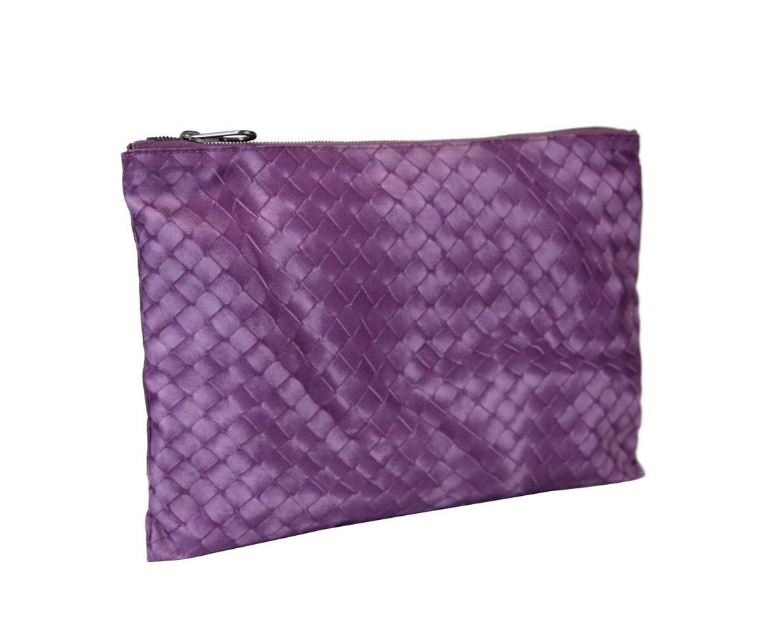 Women's Medium Purple Pouch Cosmetic Bag