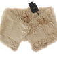 Beige Alpaca Collar Scarf