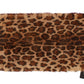 Exquisite Leopard Print Lambskin Fur Scarf