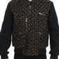 Black Sequined Goatskin Jacket