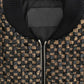 Black Sequined Goatskin Jacket