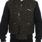 Black Sequined Goatskin Jacket