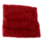 Exquisite Red Weasel Fur Hooded Scarf Wrap