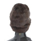Brown Weasel Fur Womens Cashmere Hat Beanie