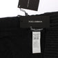 Black Knitted Crystal Hooded Scarf Wrap